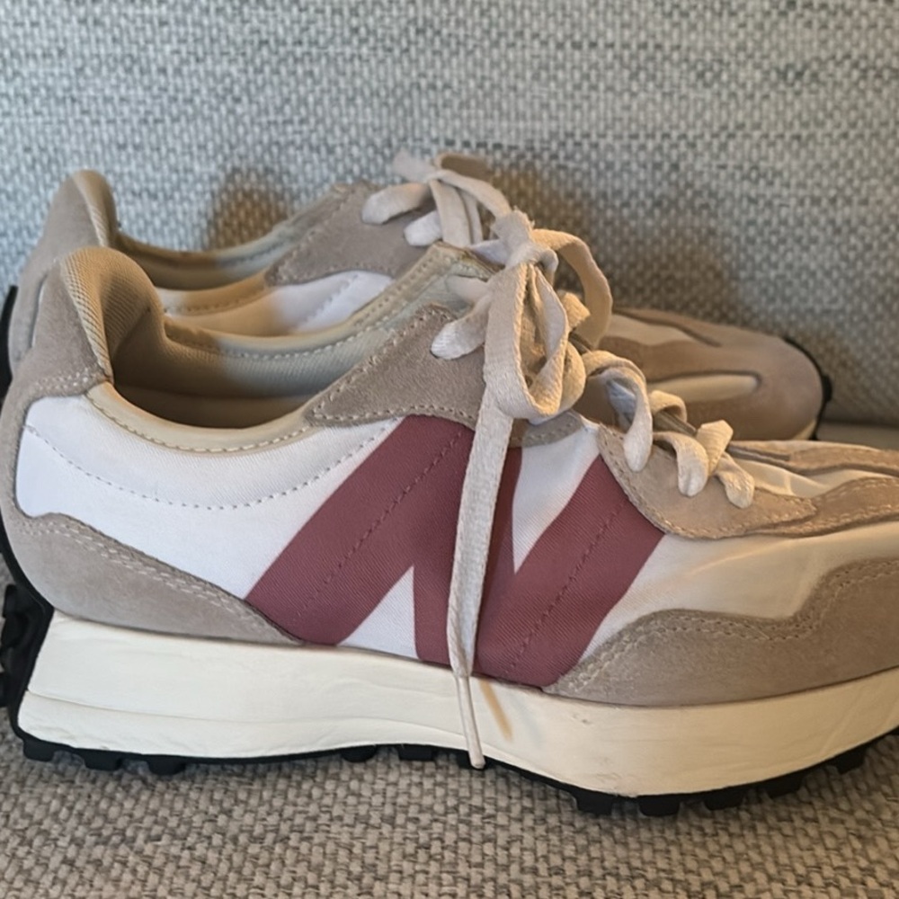 Women's Athletic Shoes in Pink and White